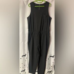 Black Hyba Sleeveless Jumpsuit. EUC size XL